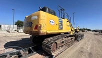Used Komatsu in yard